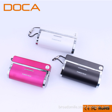 DOCA 2800mAh portable power bank for iphone 5 mobile phone